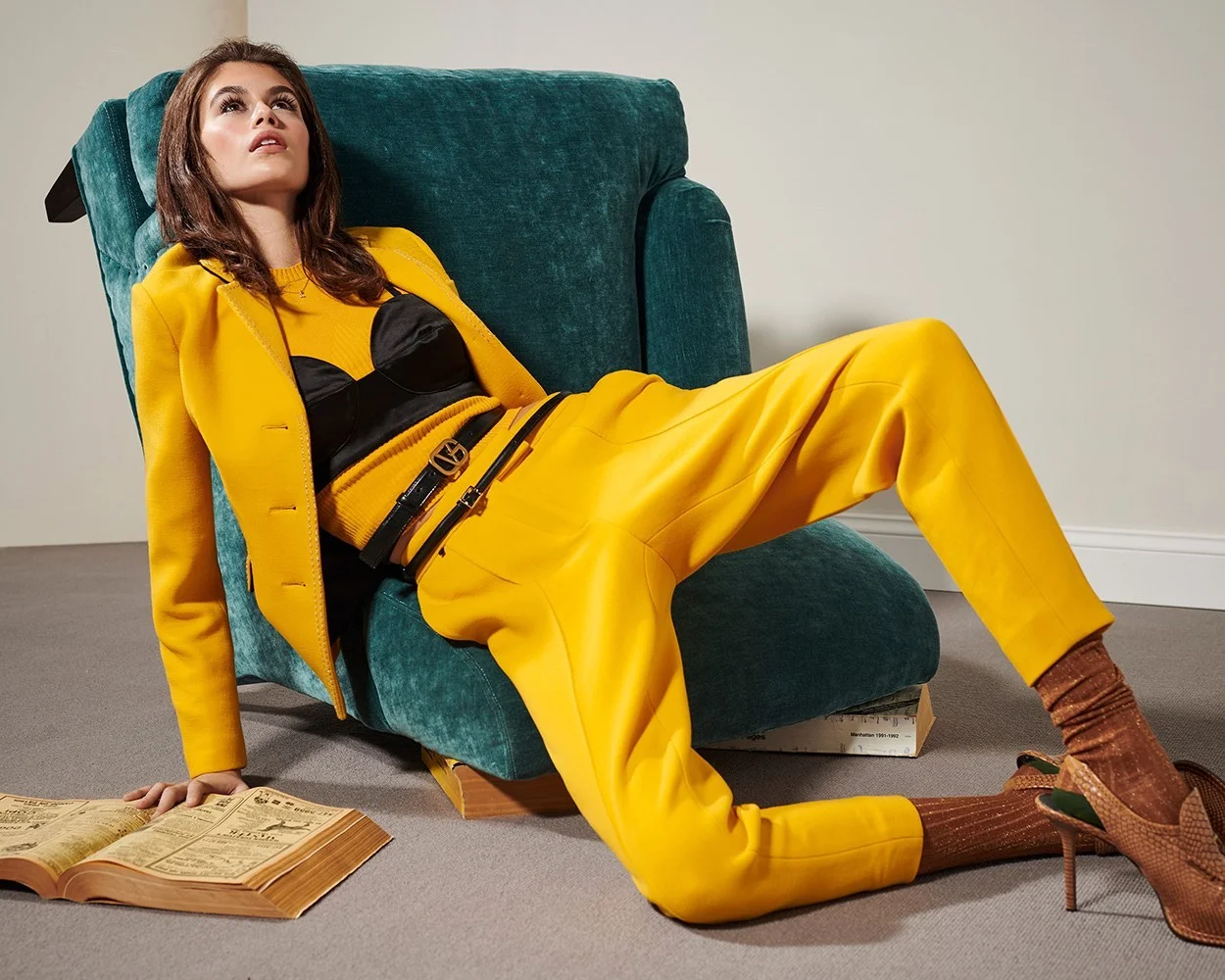 Kaia Gerber Means Business In Power Suiting Looks Lensed By Colier